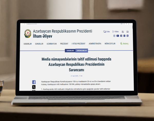 Media Representatives Awarded the “Tərəqqi” Medal on the Occasion of the 150th Anniversary of the Azerbaijani National Press