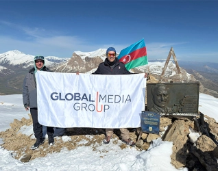 Global Media Group-un əməkdaşı “Heydər zirvəsi”nə yürüş edib
