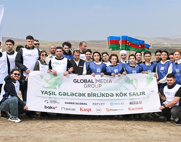 Global Media Group-un təşəbbüsü ilə ağacəkmə aksiyası keçirilib