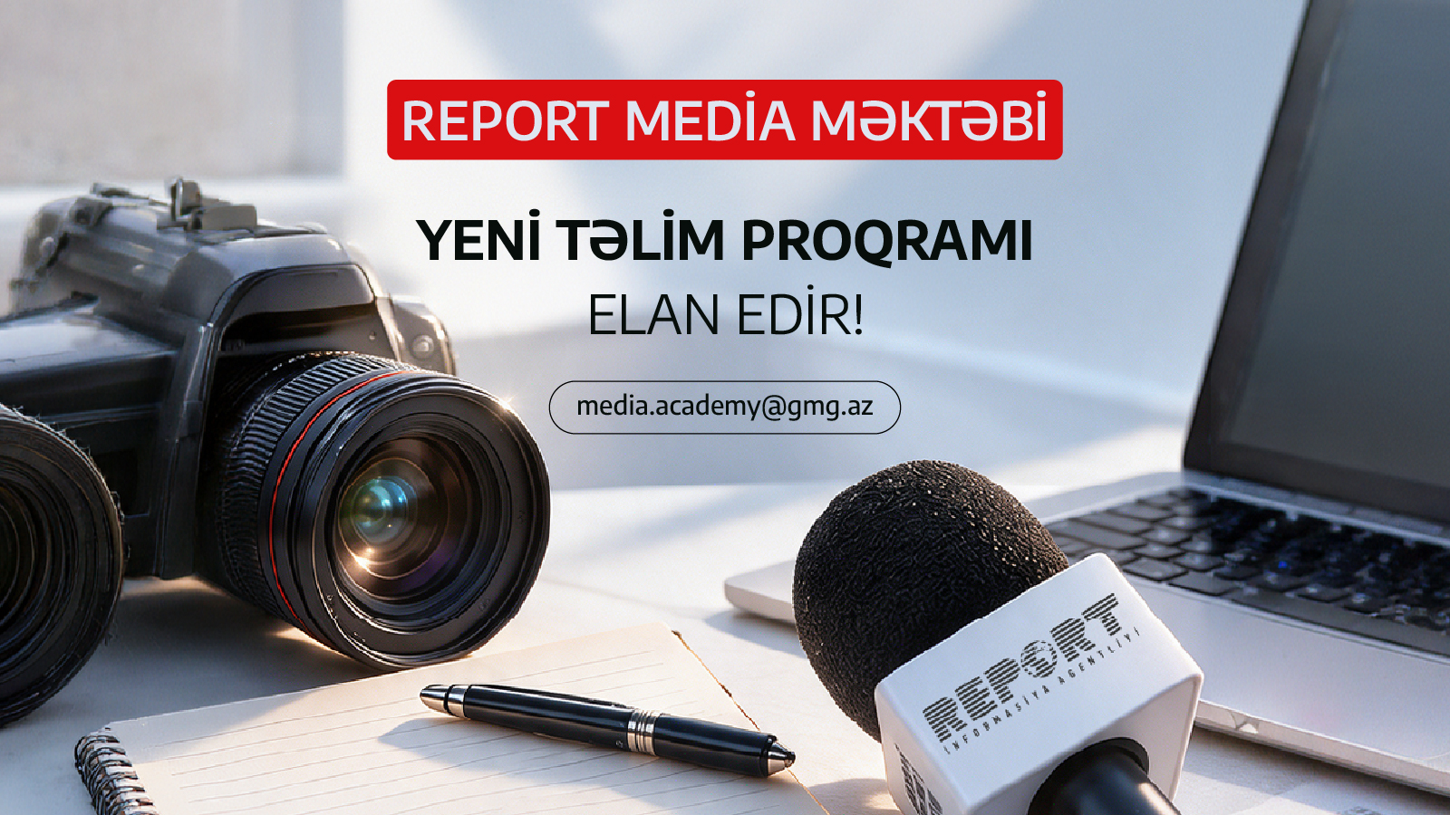 Report Media Məktəbi yeni təlim proqramına qeydiyyat elan edir