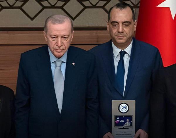 Haber Global employees honored by Recep Tayyip Erdogan