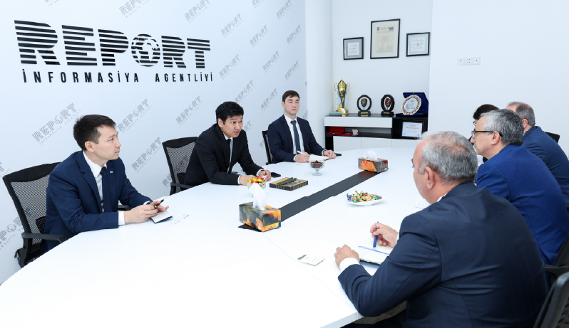 Kazakhstan’s Deputy Minister of Culture and Information visits Report News Agency