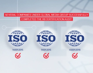 Several Companies Within Global Media Group Successfully Complete Recertification Audit